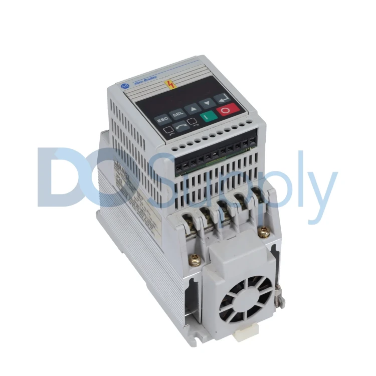 ALLEN BRADLEY 160-AA08NSF1 SPEED CONTROLLER 2HP, 200-240V AC 3 PHASE INPUT, OPEN STYLE, ANALOG SIGNAL FOLLOWER