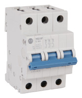 ALLEN BRADLEY 1492-SP3D150 1492 SUPPLEMENTARY PROTECTORS, 3 POLES, MAGNETIC TRIP RANGE 10..20 X RATED CURRENT (HIGHLY INDUCTIVE LOADS), 15.0 A