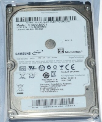 Винчестер Seagate Original SATA 320Gb   ST320LM001