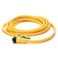 ALLEN BRADLEY 889N-F3AFNU-12F CONNECTION SYSTEM, MINI, PATCHCORD, MINI-PLUS, FEMALE MICRO 3 PIN STRAIGHT TO MALE MICRO 3 PIN STRAIGHT, 16AWG, 600 V, 10 A, MOLDED OIL-RESISTANT PVC, 3.6 M