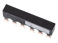 SIEMENS 3RV1915-1AB  3 PHASES SAMMELSCHIENEN SHARING DISTANCE 45MM FOR 2 SWITCHES, CONNECTIONS IN FORK SHAPE