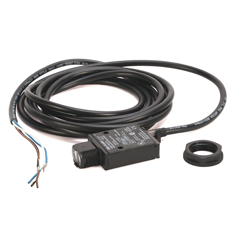 ALLEN BRADLEY 42KL-G1LB-A2 PHOTOELECTRIC SENSORS, MINISIGHT COMPACT RECTANGULAR, INFRARED GLASS FIBER OPTIC, SENSING RANGE DEPENDS ON FIBER OPTIC, 10.8 - 30 VDC, NPN/PNP, CABLE 2 M