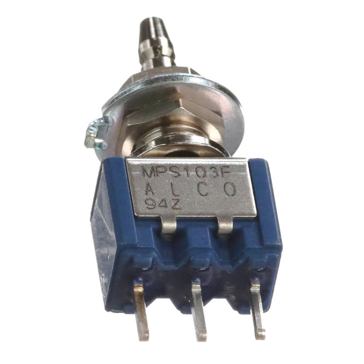 ALCO SWITCH MPS103FPC SWITCH, SPDT PUSH ON/(ON) ALCO SWITCH MPS103FPC SWITCH, SPDT PUSH ON/(ON)
