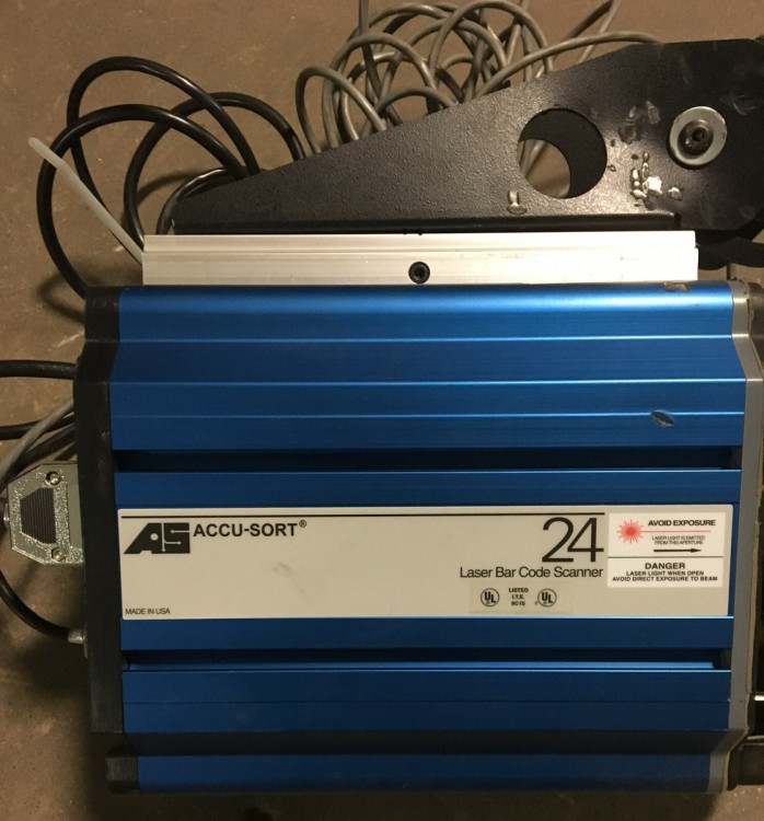 ACCU SORT 102434001 BAR CODE LASER SCANNER 500MA 12VDC