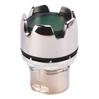 ALLEN BRADLEY 800EM-G3 22.5MM MOM. CONTACT PB OPERATOR,NON-ILLUM., RD. METAL (IP66, 4/13), GUARDED, GREEN CAP