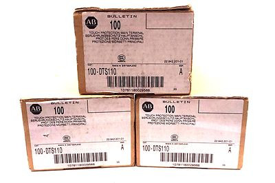 ALLEN BRADLEY 100-DTS110 TERMINAL COVERS, IP10, TO BULLETIN 100-D95.D110 - CONTACTORS AND STARTERS ALLEN BRADLEY 100-DTS110 TERMINAL COVERS, IP10, TO BULLETIN 100-D95.D110 - CONTACTORS AND STARTERS