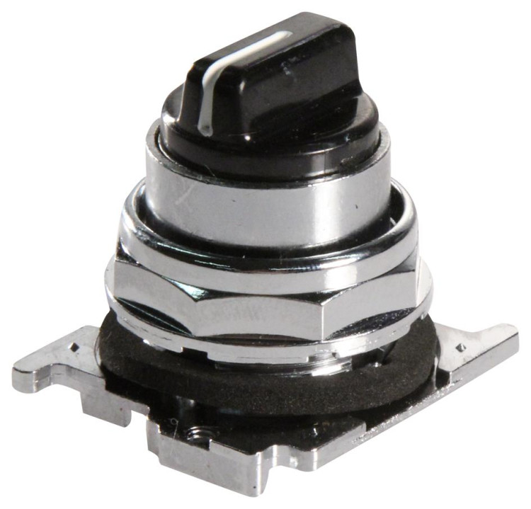 EATON CORPORATION 10250T-1343 SELECTOR SWITCH BLACK 3POSITION SPR RET CTR CAM-3 EATON CORPORATION 10250T-1343 SELECTOR SWITCH BLACK 3POSITION SPR RET CTR CAM-3