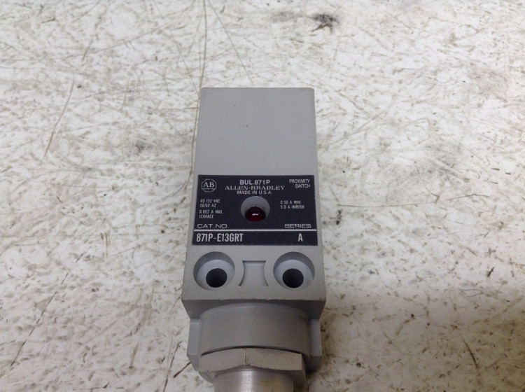 ALLEN BRADLEY 871PE13GRT SWITCH,PROXIMITY 132V AC MAX 0.500 AMP MAX ALLEN BRADLEY 871PE13GRT SWITCH,PROXIMITY 132V AC MAX 0.500 AMP MAX