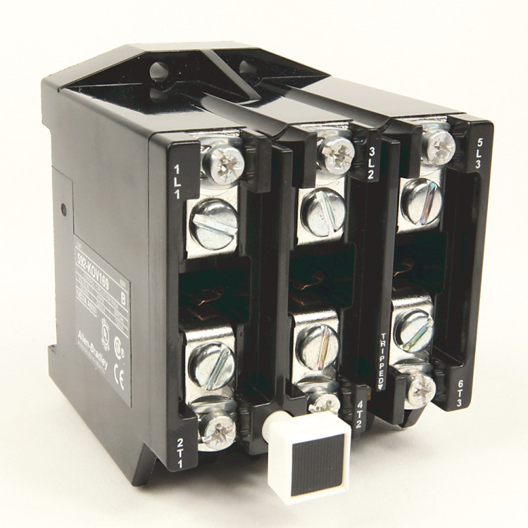 ALLEN BRADLEY 592-COV-169 NEMA EUTECTIC ALLOY OVERLOAD RELAY, MANUAL RESET, 62A, 3 POLES, N.O.-N.C. CONTACTS ALLEN BRADLEY 592-COV-169 NEMA EUTECTIC ALLOY OVERLOAD RELAY, MANUAL RESET, 62A, 3 POLES, N.O.-N.C. CONTACTS