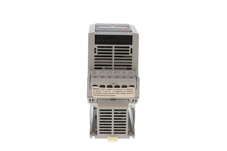 ALLEN BRADLEY 160-AA08NSF1P1 SPEED CONTROLLER 2HP, 200-240V AC 3 PHASE INPUT, OPEN STYLE, ANALOG SIGNAL FOLLOWER, PROGRAM KEYPAD