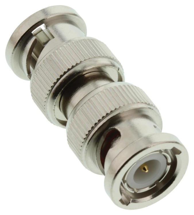 AMPHENOL 31-218-RFX RF/COAXIAL ADAPTER, BNC PLUG-BNC PLUG; CONNECTOR TYPE:INTRA SERIES COAXIAL; BODY STYLE:STRAIGHT ADAPTER; CONVERT FROM CONNECTOR:BNC COAXIAL; CONVERT F