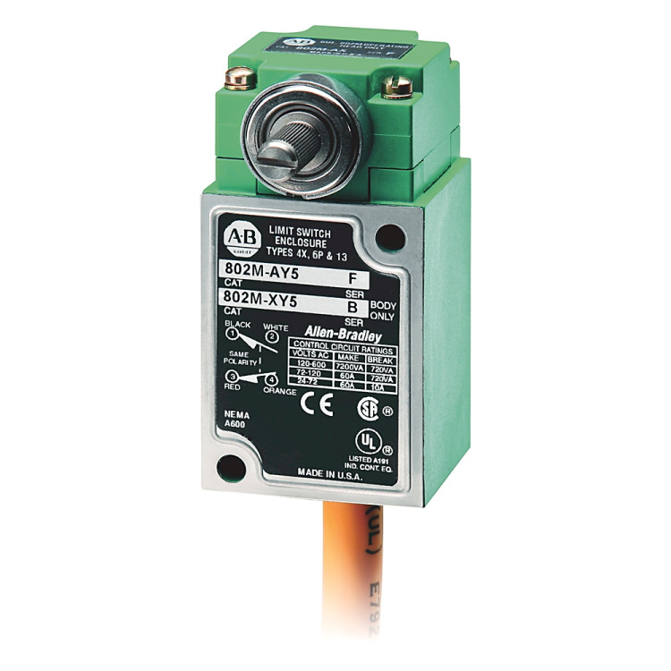 ALLEN BRADLEY 802M-AY8NF SWITCH,LIMIT 600V AC MAX 10 AMP MAX