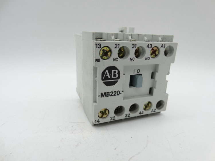 ALLEN BRADLEY 700-MB220-A1 700-M MINIATURE CONTROL RELAY, 2 N.O. / 2 N.C., BIFURCATED CONTACTS, 100V 50HZ / 110-120V 60HZ ALLEN BRADLEY 700-MB220-A1 700-M MINIATURE CONTROL RELAY, 2 N.O. / 2 N.C., BIFURCATED CONTACTS, 100V 50HZ / 110-120V 60HZ