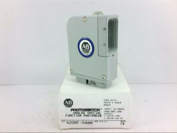 ALLEN BRADLEY 42DRF-5400 PHOTOELECTRIC SERIES 5000 BLUE LINE ALLEN BRADLEY 42DRF-5400 PHOTOELECTRIC SERIES 5000 BLUE LINE