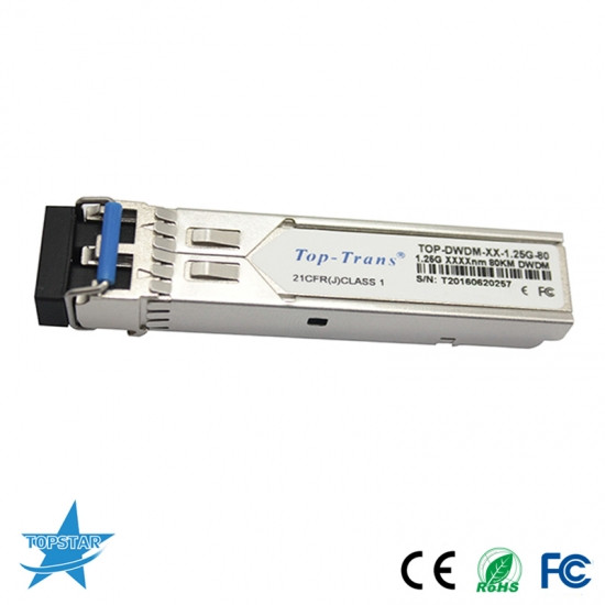 1.25G C/L-Band ITU 80KM SFP DFB+APD 1.25G C/L-Band ITU 80KM SFP DFB+APD