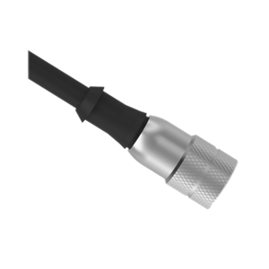 BANNER ENGINEERING MQVR3S-530  (72713) MICRO-STYLE QUICK DISCONNECT CABLE WITH SHIELD;5 PIN STRAIGHT CONNECTOR;9 M (30 FT) IN LENGTH ; NICKEL-PLATED BRASS COUPLING NUT