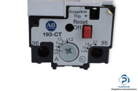ALLEN BRADLEY 193-M-C12 BIMETALLIC OVERLOAD RELAY, SETTING RANGE [A] - 10.4...12.5