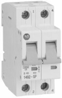 ALLEN BRADLEY 1492-SP2C-020 1492 SUPPLEMENTARY PROTECTORS, 2 POLES, MAGNETIC TRIP RANGE 5.10 X RATED CURRENT (INDUCTIVE LOADS), 2.0 A