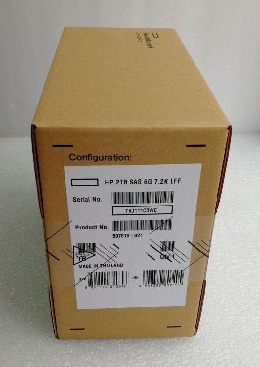 HP 2TB 3.5" LFF 6G Dual Port SAS 7.2K RPM Midline с горячей заменой Жесткий диск - винчестер