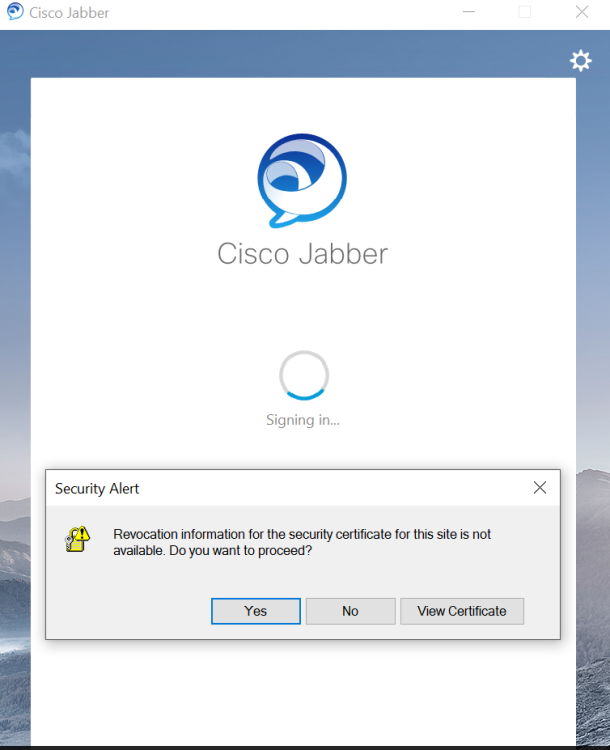 Jabber for Desktop Right to Use Certificate Jabber for Desktop Right to Use Certificate