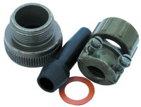 AMPHENOL 97-67-22-8 CABLE CLAMP, SIZE 20/22, ZINC ALLOY; FOR USE WITH:97 SERIES CIRCULAR CONNECTORS; CONNECTOR SHELL SIZE:20 / 22; CABLE DIAMETER MAX:11.12MM; BODY MATERI