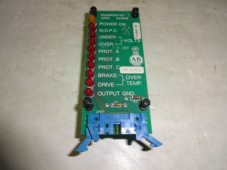 ALLEN BRADLEY 50382 DIAGNOSTIC DISPLAY BOARD LED
