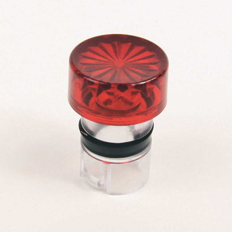 ALLEN BRADLEY 800MR-N2R CAP RED FOR ILLUMINATED PUSHBUTTON/PUSH TO TEST