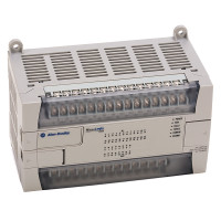 ALLEN BRADLEY 1762-L40AWAR MICROLOGIX 1200, 120/240V AC POWER, (24) 120V AC DIGITAL INPUTS, (16) RELAY OUTPUTS, WITH PROGRAMMING/HMI PORT
