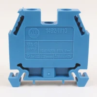 ALLEN BRADLEY 1492-W10-RE 1492-W IEC TERMINAL BLOCK, SPACE-SAVER FEED-THROUGH BLOCKS, 10 MM (# 22 AWG - # 8 AWG), SINGLE-CIRCUIT TERMINAL BLOCK, RED,