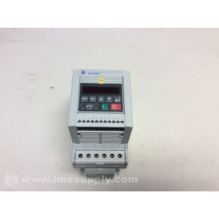 ALLEN BRADLEY 160-AA12NSF1 SPEED CONTROLLER 3HP, 200-240V AC 3 PHASE INPUT, OPEN STYLE, ANALOG SIGNAL FOLLOWER ALLEN BRADLEY 160-AA12NSF1 SPEED CONTROLLER 3HP, 200-240V AC 3 PHASE INPUT, OPEN STYLE, ANALOG SIGNAL FOLLOWER
