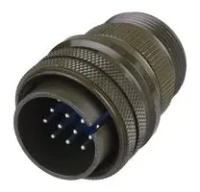 AMPHENOL 97-3106A-20-21P CIRCULAR CONNECTOR PLUG, SIZE 20, 9POS, CABLE; CONNECTOR TYPE:CIRCULAR INDUSTRIAL; CONNECTOR BODY MATERIAL:ALUMINIUM ALLOY; GENDER:PLUG; CONNECTOR MOU