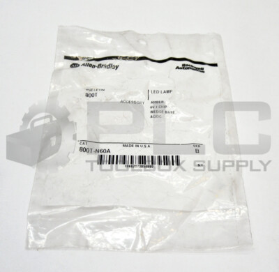 ALLEN BRADLEY 800T-N60A  LED, FULL VOLTAGE, 6V AC/DC, AMBER
