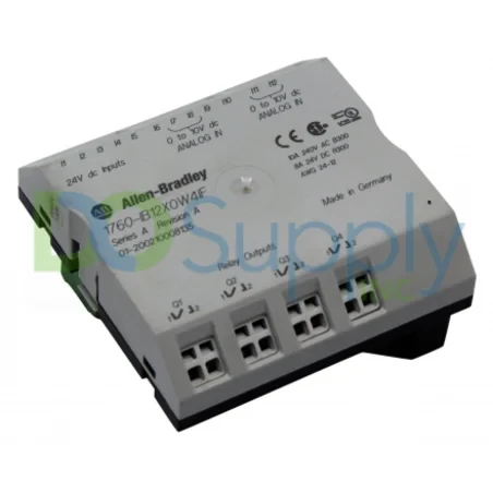 ALLEN BRADLEY 1760-IB12XOW4IF GFX I/O MODULE, 12 DIGITAL INPUTS, 4 RELAY OUTPUTS, 24V DC ALLEN BRADLEY 1760-IB12XOW4IF GFX I/O MODULE, 12 DIGITAL INPUTS, 4 RELAY OUTPUTS, 24V DC