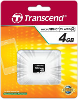 Носитель Transcend 4GB micro SDHC4(NoBox TS4GUSDC4