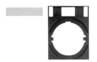 ALLEN BRADLEY 800E-11WE165 800E LEGEND PLATE, 30 X 40MM STD., 2 PIECE SNAP-IN, ENGLISH OFF - ON, WHITE WITH BLACK LEGEND TEXT