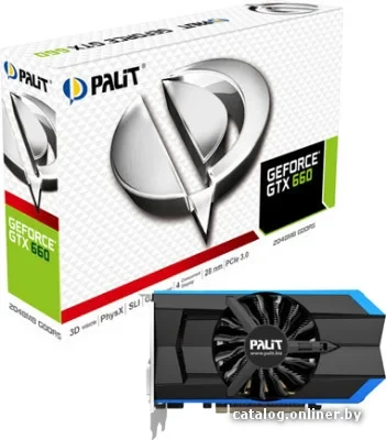 Видеокарта VGA Palit PCIE16 GTX660 NE5X660Y1049-1060F Видеокарта VGA Palit PCIE16 GTX660 NE5X660Y1049-1060F