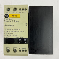 ALLEN BRADLEY 156-A50BA2 156 SOILD STATE CONTACTOR, 50 AMPERES, LINE VOLTAGE 24-480V AC, CONTROL VOLTAGE 24-230 V AC/DC, DUAL PHASE