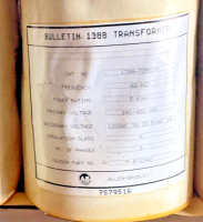ALLEN BRADLEY 1388-T050DR TRANSFORMER 5KVA 240/480V