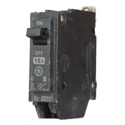 GENERAL ELECTRIC THQB1115 CIRCUIT BREAKER 15AMP 1POLE 120/240VAC BOLT-ON GENERAL ELECTRIC THQB1115 CIRCUIT BREAKER 15AMP 1POLE 120/240VAC BOLT-ON