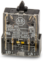 ALLEN BRADLEY 800M-XA 800M CONTACT BLOCKS, STANDARD, QUICK CONNECT, 1 N.O. - 1 N. C.