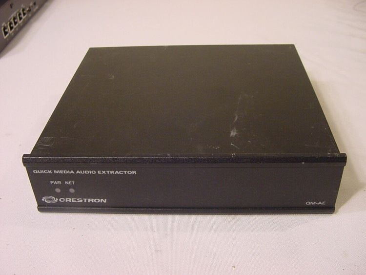 CRESTRON MEDIA EXTRACTOR AUDIO QUICKMEDIA CRESTRON MEDIA EXTRACTOR AUDIO QUICKMEDIA
