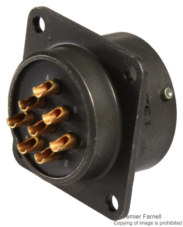 AMPHENOL PT02E16-8P CIRCULAR CONN, PLUG, SIZE 16, 8POS, BOX; CONNECTOR TYPE:CIRCULAR INDUSTRIAL; CONNECTOR BODY MATERIAL:ALUMINIUM; GENDER:PLUG; CONTACT GENDER:PIN; CONNE AMPHENOL PT02E16-8P CIRCULAR CONN, PLUG, SIZE 16, 8POS, BOX; CONNECTOR TYPE:CIRCULAR INDUSTRIAL; CONNECTOR BODY MATERIAL:ALUMINIUM; GENDER:PLUG; CONTACT GENDER:PIN; CONNE