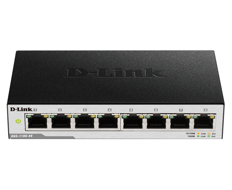 Коммутатор D-Link DGS-1100-08 8