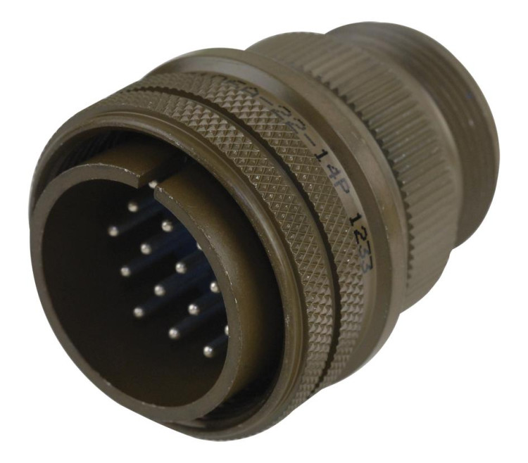 AMPHENOL 97-3106A-22-14P CIRCULAR CONNECTOR PLUG SIZE 22, 19POS, CABLE; CONNECTOR TYPE:CIRCULAR INDUSTRIAL; CONNECTOR BODY MATERIAL:ALUMINIUM ALLOY; GENDER:PLUG; CONTACT GENDE AMPHENOL 97-3106A-22-14P CIRCULAR CONNECTOR PLUG SIZE 22, 19POS, CABLE; CONNECTOR TYPE:CIRCULAR INDUSTRIAL; CONNECTOR BODY MATERIAL:ALUMINIUM ALLOY; GENDER:PLUG; CONTACT GENDE