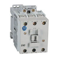 ALLEN BRADLEY 100-C43KF10 CONTACTOR, SCREW TERMINALS, 22KW/400V, COIL 2 TERMINALS, COIL TERMINALS AT LINE SIDE, CONTROL VOLTAGE 230V 50/60HZ, 1 N.O. AUXILIARY CONTACT, SINGEL PACK