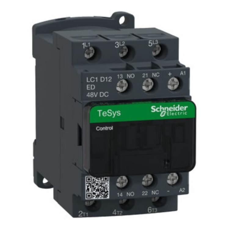 CONTACTOR 12AMP 3POLE 48V 50HZ 1NO AUXILIARY