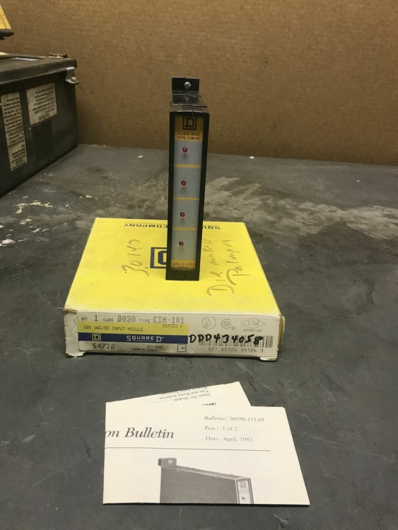 GROUPE SCHNEIDER 8030-CIM-101  INPUT MODULE 4POINT 120VAC/DC