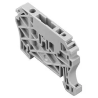 ALLEN BRADLEY 1492-ERL35 SCREWLESS END RETAINER FOR 35 MM DIN RAIL, GRAY, P