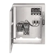 ALLEN BRADLEY 506-BAB-24 NEMA COMBINATION REVERSING STARTER, DISCONNECT TYPE, NEMA 1, 480 VOLTS (B), TYPE 1 - ENCLOSURE CODE A