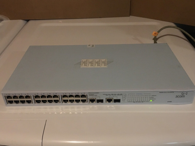 3COM 3C16490 BASELINE SWITCH 2226-PWR PLUS 24PORT 10/100BASE-T 3COM 3C16490 BASELINE SWITCH 2226-PWR PLUS 24PORT 10/100BASE-T